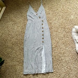 Urban Outfitters Linen Dress, Striped
